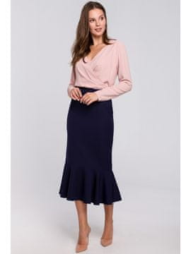 makover Žensko krilo midi Landole K025 črnilo modro