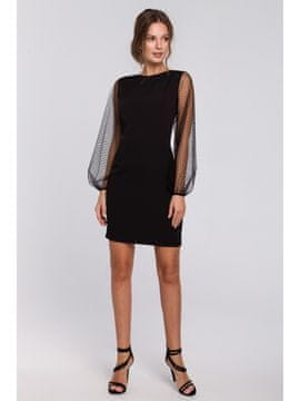 makover Ženska mini obleka Lyneramurs K032 črna