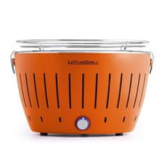 LotusGrill Prenosni žar v etuiju 35cm x h23,4cm / oranžen / inox