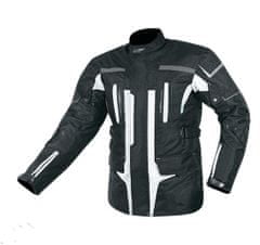MAXX NF 2201 Tekstilna jakna dolga črno-srebrna M