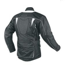 MAXX NF 2201 Tekstilna jakna dolga črno-srebrna L