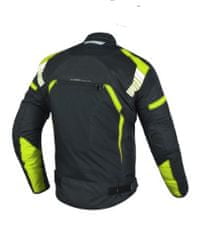 MAXX AT 2119 Tekstilna jakna črno zelena reflex XL