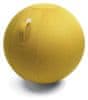 žoga za sedenje LEIV, mustard, 50-55 cm