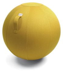 VLUV žoga za sedenje LEIV, mustard, 50-55 cm