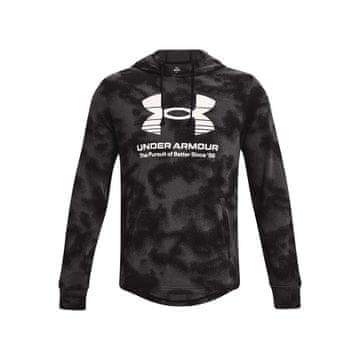 Under Armour Športni pulover črna Rival Terry Novelty HD