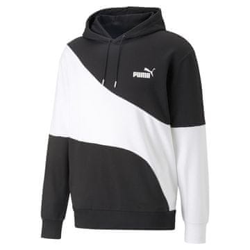 Puma Športni puloverji črna 176 - 181 cm/M Power Cat Hoodie