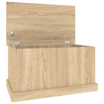 Vidaxl Škatla za shranjevanje iz hrasta sonoma 70x40x38 cm inženirski les