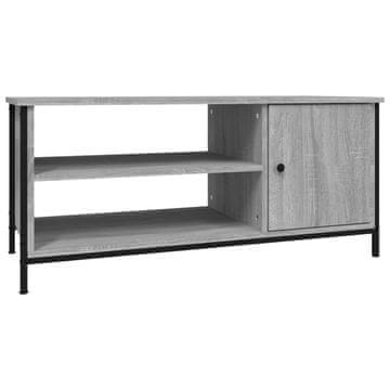 Vidaxl TV omarica siva sonoma 100x40x45 cm inženirski les
