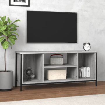 Vidaxl vidaXL TV stojalo, sivo, hrast sonoma, 102 x 35 x 45 cm