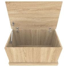 Vidaxl Škatla za shranjevanje iz hrasta sonoma 70x40x38 cm inženirski les