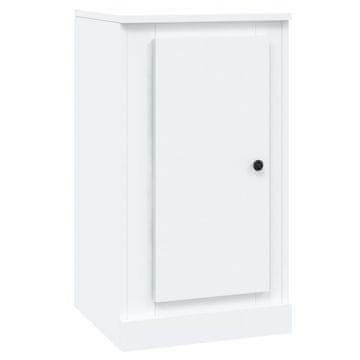 Vidaxl Komoda bela 37,5x35,5x67,5 cm inženirski les