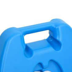 Vidaxl Rezervoar za vodo na kolesih za kampiranje 25 L moder