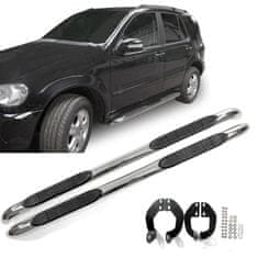 SCOUTT Stranski okvirji iz nerjavečega jekla za Mercedes-Benz ML-Class W163 1998-2005 5DR