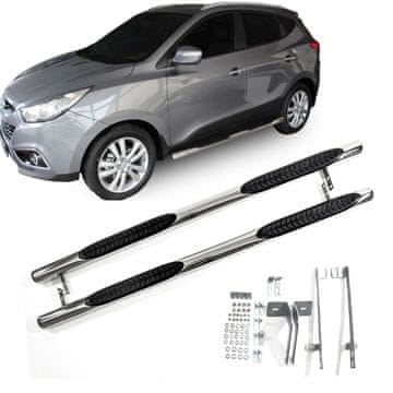 SCOUTT Stranski okvirji iz nerjavečega jekla za Kia Sportage 2009-2015