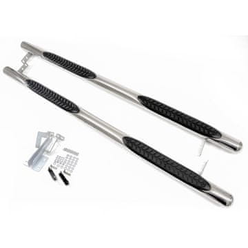 SCOUTT Stranski okvirji iz nerjavečega jekla za Peugeot 3008 2017-2024 / Opel Grandland X 2017-2021