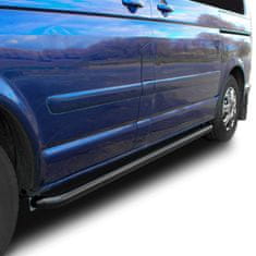 SCOUTT Stranski okvirji iz nerjavečega jekla za Volkswagen T5 SWB 2003-2015 60,3mm BLACK