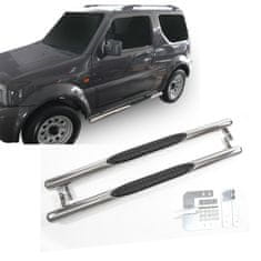 SCOUTT Stranski okvirji iz nerjavečega jekla za Suzuki Jimny 3D 1998-2018