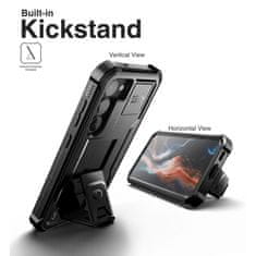 Tech-protect Kevlar ovitek za Samsung Galaxy S23, črna