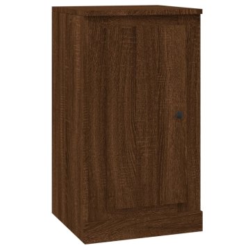 Vidaxl Komoda rjav hrast 37,5x35,5x67,5 cm inženirski les