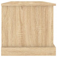 Vidaxl Škatla za shranjevanje iz hrasta sonoma 70x40x38 cm inženirski les