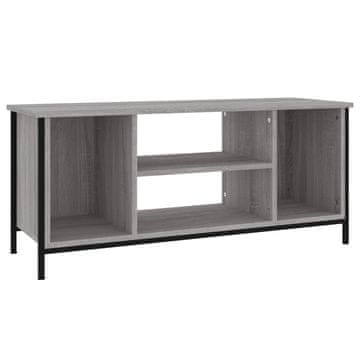Vidaxl TV omarica siva sonoma 102x35x45 cm inženirski les
