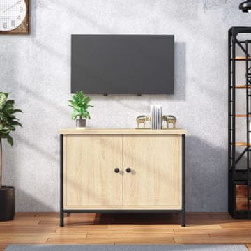 Vidaxl vidaXL TV omarica z vrati, hrast sonoma, 60x35x45 cm