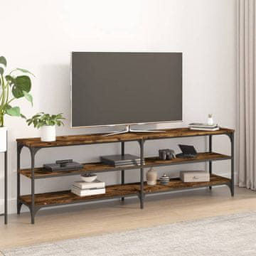 Vidaxl vidaXL TV omarica dimljen hrast 160x30x50 cm