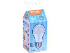 Extol Light LED žarnica klasična, 800lm, 9W, E27, toplo bela