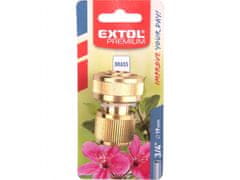 Extol Premium Hitra spojka na cevi, 3/4", MEDENINA