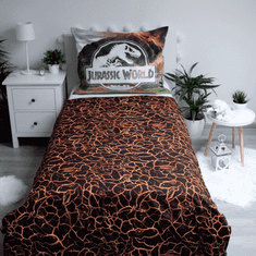 Ljubki dom Otroška bombažna posteljnina JURASSIC WORLD, pisana Dimenzije posteljnine: 70 x 90 cm | 140 x 200 cm