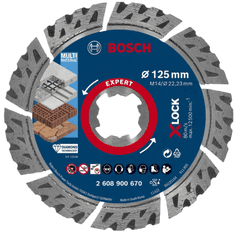 BOSCH Professional diamantna rezalna plošča EXPERT MultiMaterial X-LOCK, 125 x 22,23 x 2,4 x 12 mm (2608900670)