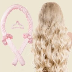 Sweetbuy Silky - Set za kodranje las, roza