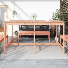 Vidaxl Vrtna miza 203,5x90x110 cm trden les douglas