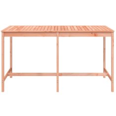 Vidaxl Vrtna miza 203,5x90x110 cm trden les douglas