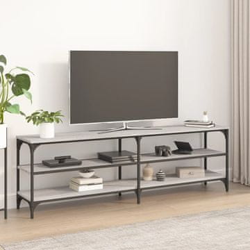 Vidaxl vidaXL TV stojalo, sivo, hrast sonoma, 160x30x50 cm