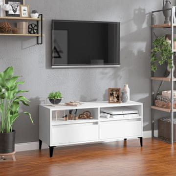 Vidaxl vidaXL TV omarica bela 100x34,5x44,5 cm material na osnovi lesa