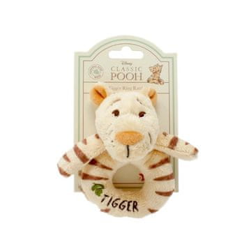 Mavrični plišasti tiger rattle