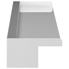 Vidaxl Fontana za bazen slap LED nerjaveče jeklo 110 cm