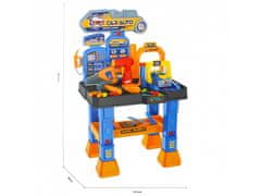 Mega Creative Delavnica z orodji na baterije, set za male mojstre 55x81x36 za otroke 3+ Mega Creative 