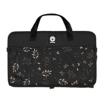 Dooky potovalna posteljica TRAVELLER Romantic Leaves Black