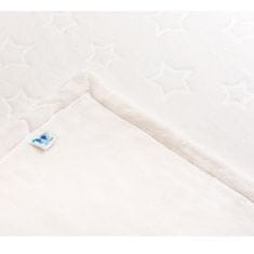 Inny Odejica iz flisa z zvezdami 140x200 krem - KXD-PM-1-CREM