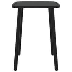 Vidaxl Vrtna miza antracitna 50x50x71 cm jeklo