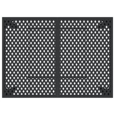 Vidaxl Vrtna miza antracitna 110x80x72 cm jeklo