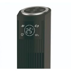 Be Cool stolpni ventilator, 121 cm, črn