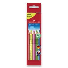 Faber-Castell Neonske barvice Jumbo Grip - 5 barv