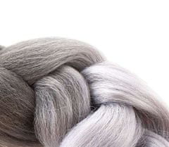 Soulima Lasje Trst sintetični lasje Ombre siva ISO