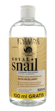 shumee Eveline Royal Snail intenzivno regenerirajoča micelarna tekočina 3v1 500 ml