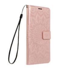 OEM MEZZO Knjižna torba za OPPO RENO 14 / 14F mandala zlato roza