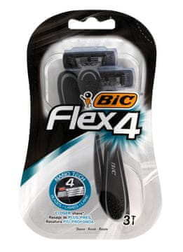 Bic Brivniki Flex 4, 1 paket - 3 kosi