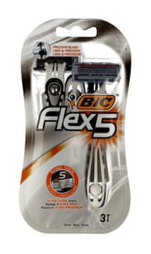 Bic Brivniki Flex 5, 1 paket - 3 kosi